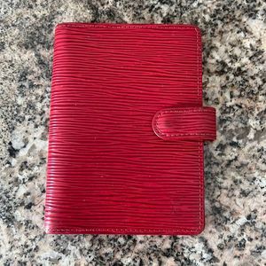 Authentic Louis Vuitton Epi Agenda PM